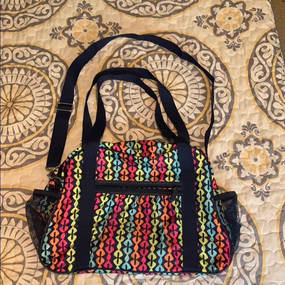 Thirty One tote, overnight bag with zipper